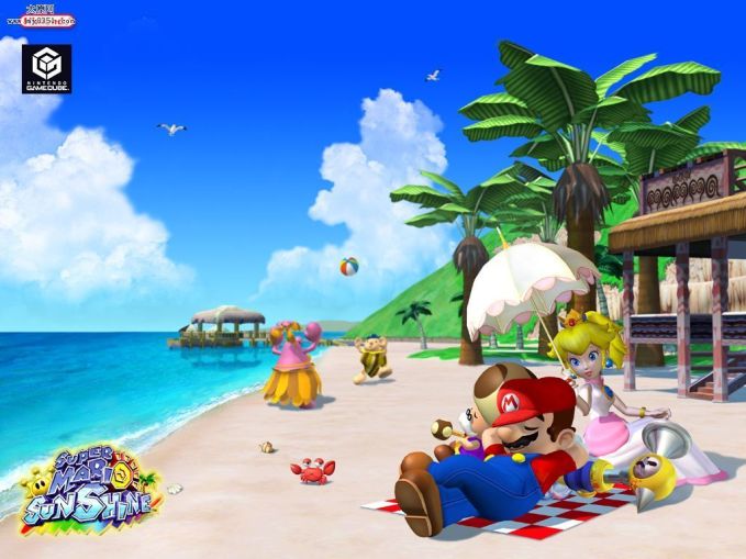 Artwork of Mario Sunshine