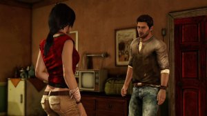 Chloe "the ass" and Nathan "handsome" Drake