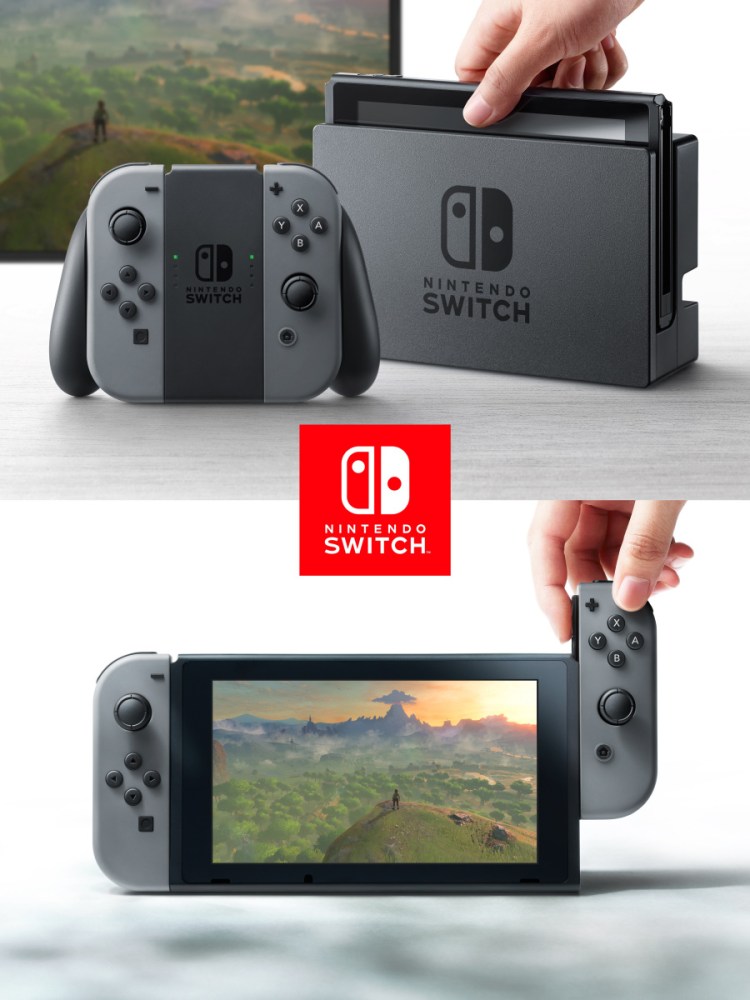 A close look at the Nintendo Switch.